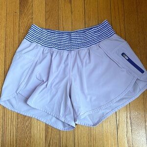 Lululemon Athletica Track That Athletic Shorts Light Purple